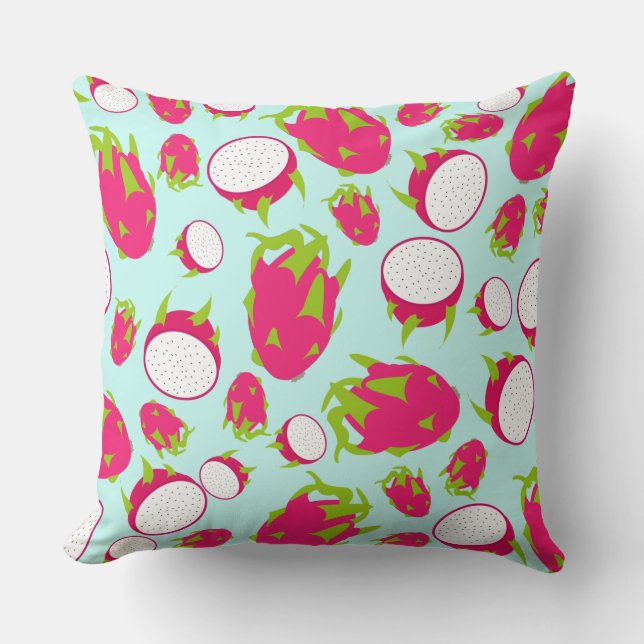 Dragon Fruit Pattern Kissen (Vorderseite)
