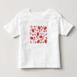 Dragon Fruit Pattern Kleinkind T-shirt