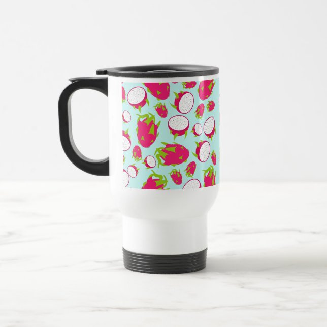 Dragon Fruit Pattern Reisebecher (Links)
