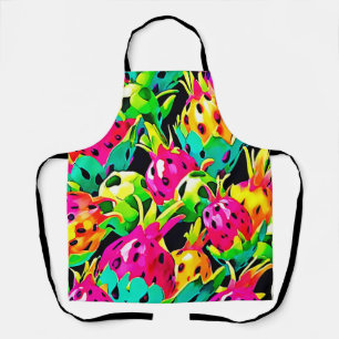 Dragon Fruit Vivid Muster Schürze