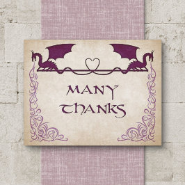 Dragon Gamer Fantasy Dankeskarte