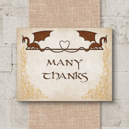 Dragon Gamer Fantasy Dankeskarte