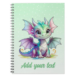 Dragon Garden Dreams - Mini Green Notebook Notizblock