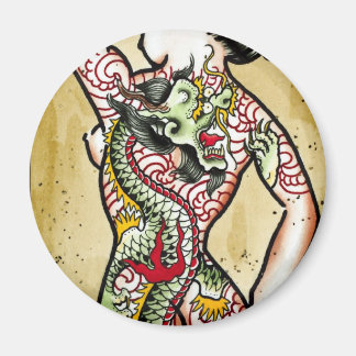 "Dragon Geisha" Magnet