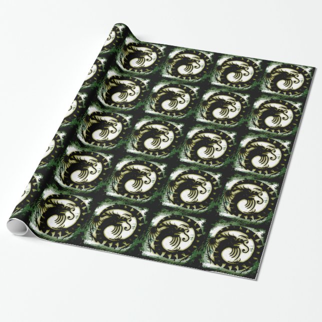 Dragon Geschenkpapier (Ungerollt)