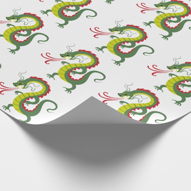 Dragon Geschenkpapier (Ecke)