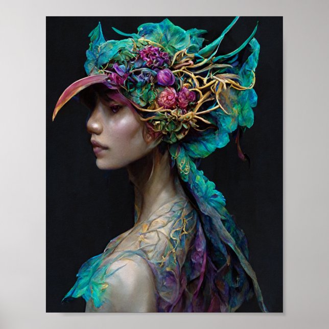 Dragon Girl 2 Fantasy Art Poster (Vorne)