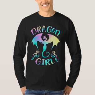Dragon Girl Just a Girl, die Lieben Drachen dachte T-Shirt
