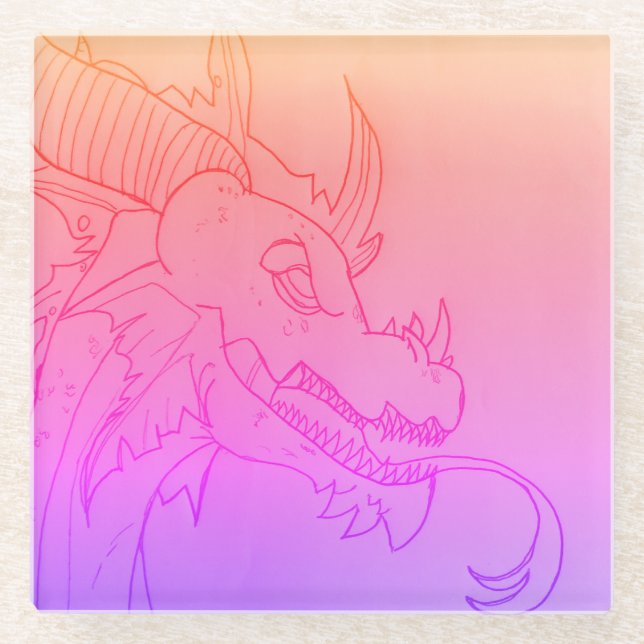 Dragon Glass Untersetzer (Vorderseite)