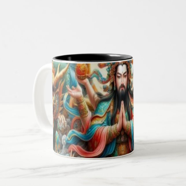 Dragon God Coffee Tasse (Vorderseite Links)