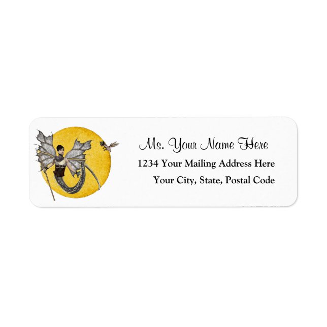 Dragon Goddess Address Label (Vorne)