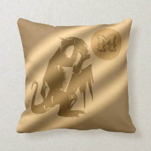 Dragon Gold Luxury Monogram Kissen