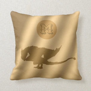 Dragon Gold Luxury Monogram Kissen