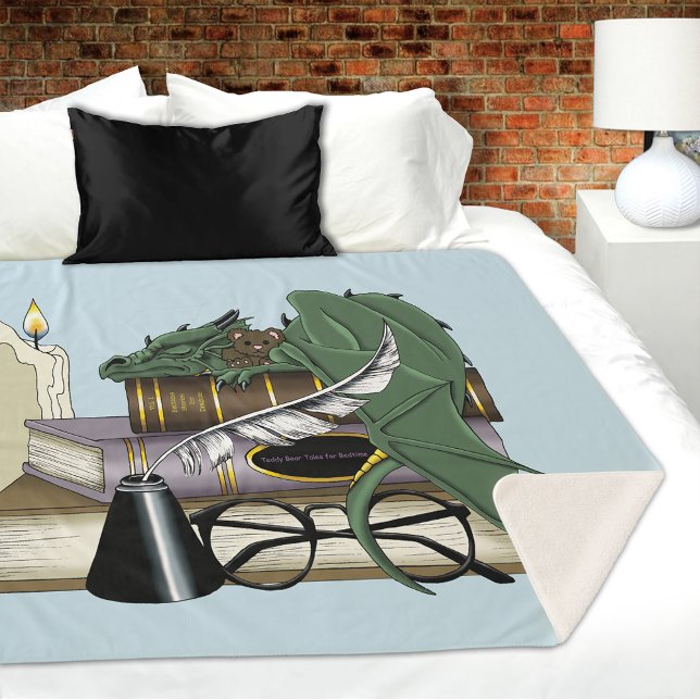 Dragon Green Sleeping Books Sherpadecke (Von Creator hochgeladen)