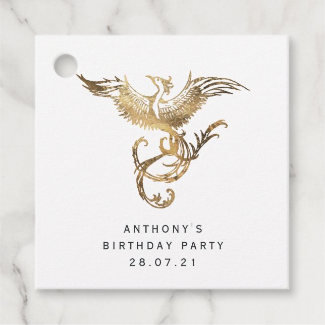 Dragon Grimoire Gotische Fantasie Geschenkanhänger (Vorderseite)