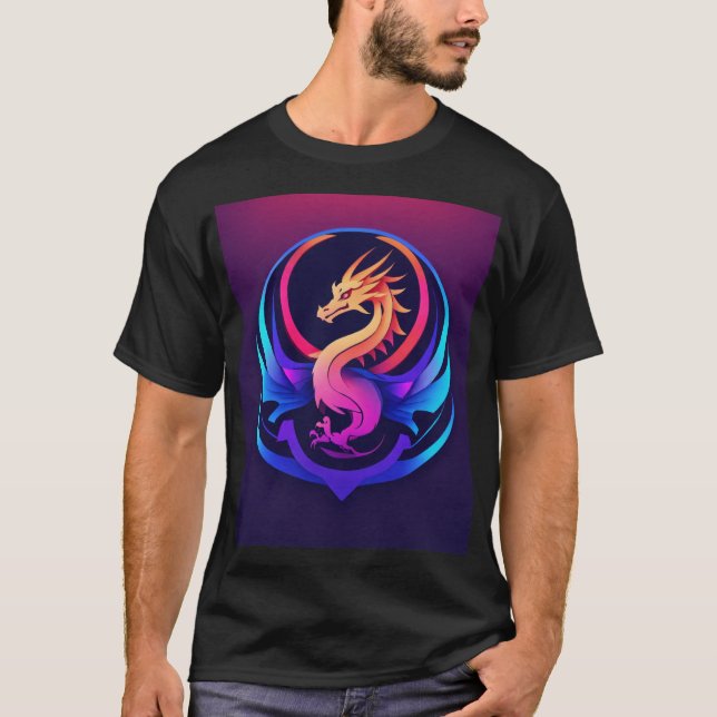 " Dragon Guardian: Embrace the Mythical " T-Shirt (Vorderseite)