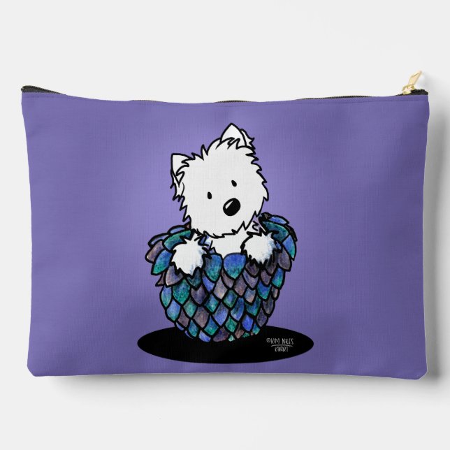 Dragon Hatchling Westie Accessory Pouch Zubehörtasche (Rückseite)