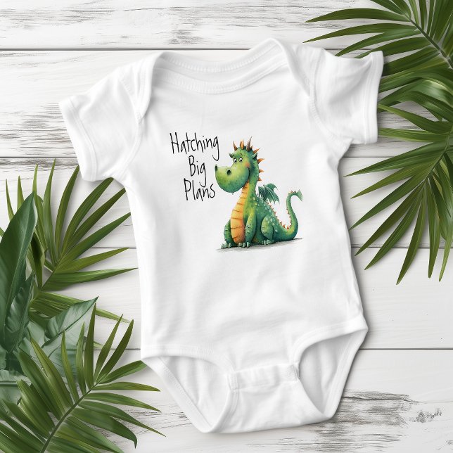 Dragon hattet große Pläne Baby Strampler (Von Creator hochgeladen)