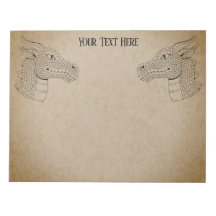 Dragon Head in Profil B&W