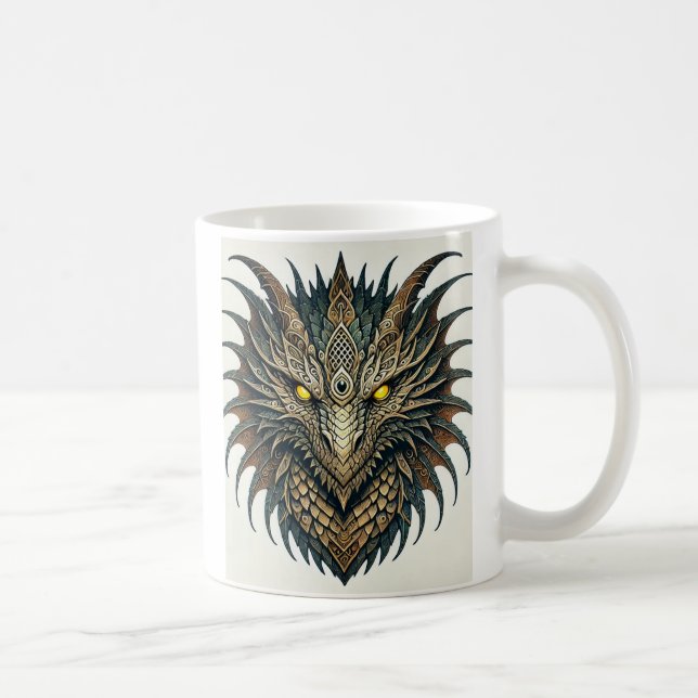 Dragon Head Kaffeetasse (Rechts)
