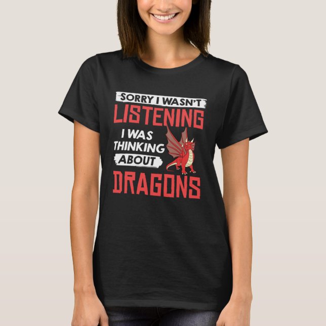 Dragon Head Niedlich Fantasy Creative 3 T-Shirt (Vorderseite)