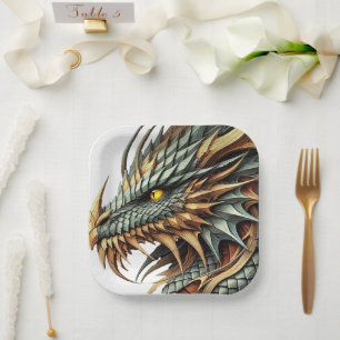 Dragon Head Pappteller