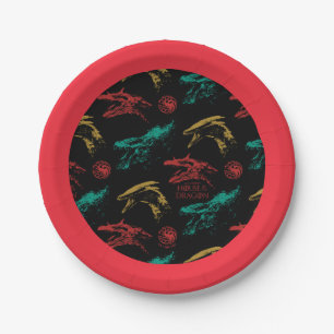 Dragon Head Pattern Pappteller