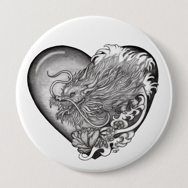 Dragon Heart Button (Vorderseite)