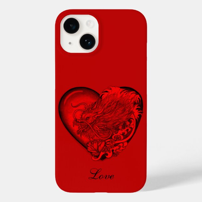 Dragon Heart Case-Mate iPhone Hülle (Rückseite)