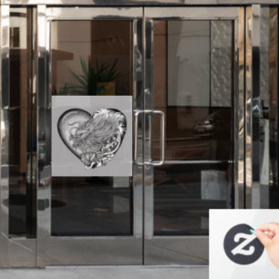 Dragon Heart Fensteraufkleber