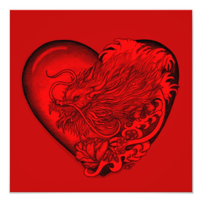 Dragon Heart Fotodruck (Vorne)
