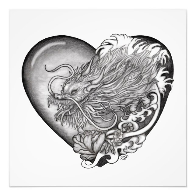 Dragon Heart Fotodruck (Vorne)