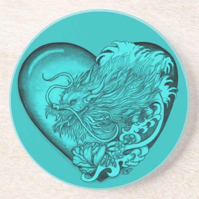 Dragon Heart Getränkeuntersetzer (Vorne)