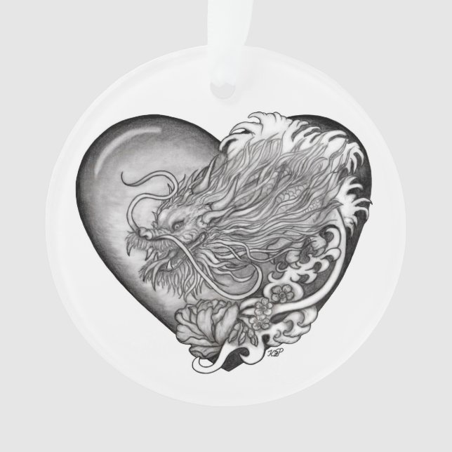 Dragon Heart Ornament (Vorderseite)