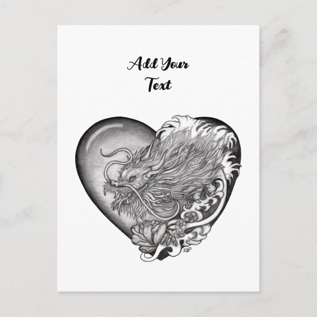 Dragon Heart Postkarte (Vorderseite)