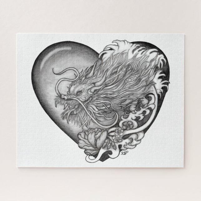 Dragon Heart Puzzle (Horizontal)