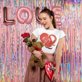 Dragon Heart Valentine Light Colored Women's T-Shirt