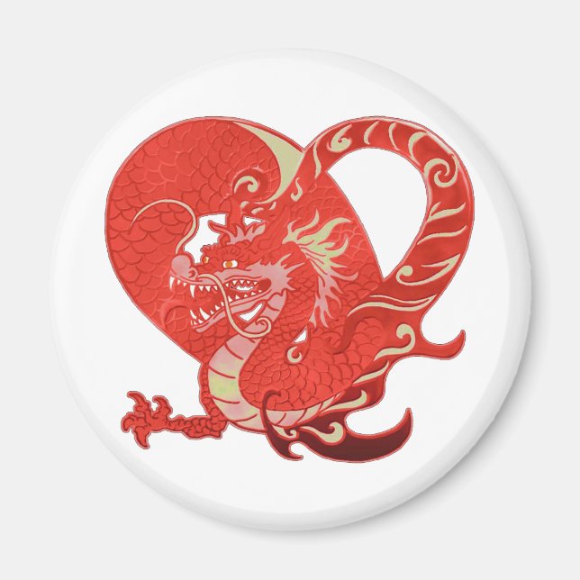 Dragon Heart Valentine Magnet (Vorne)