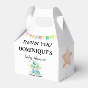 Dragon Holding Heart - Baby Shower Fevor Box Geschenkschachtel