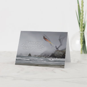 Dragon Holiday Card Feiertagskarte