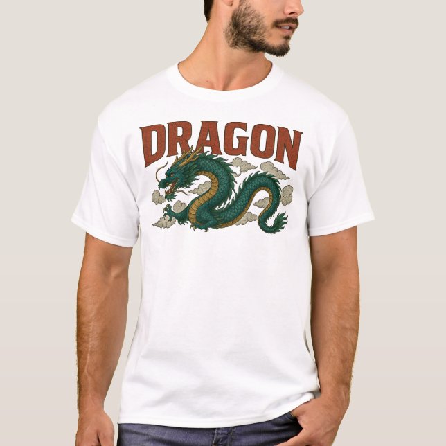 Dragon Illustration T - Shirt (Vorderseite)