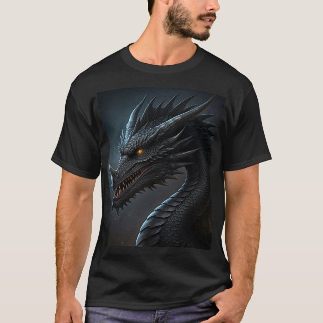 Dragon in 4k-Qualität T-Shirt (Vorderseite)
