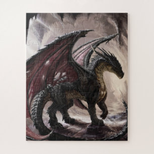 Dragon in Höhle Puzzle
