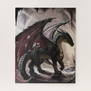 Dragon in Höhle Puzzle