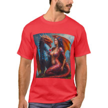 Dragon in Love-T-Shirt
