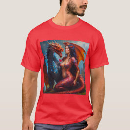 Dragon in Love-T-Shirt T-Shirt