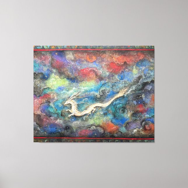 Dragon in the Clouds Leinwanddruck (Vorderseite)