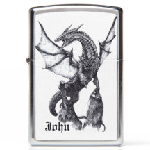 Dragon Individuelle Name Fantasy Black and White Z