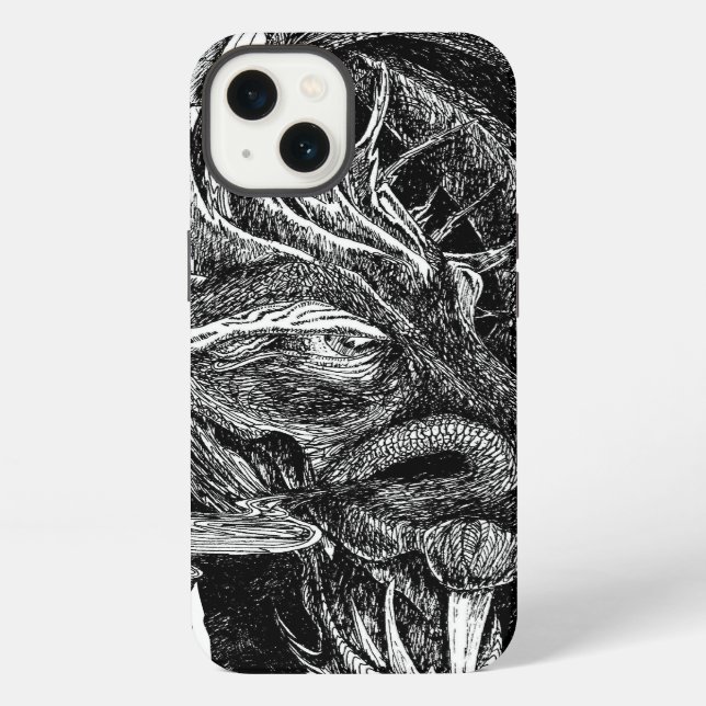 Dragon 'Initial' iPhone Case Hülle (Rückseite)