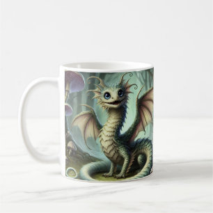Dragon Jabberwocky Niedlich Fantasy Creative Art Kaffeetasse